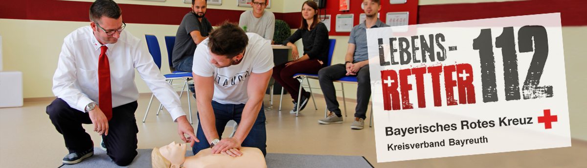 Lebensretter 112 - Personen beim erste Hilfe Kurs